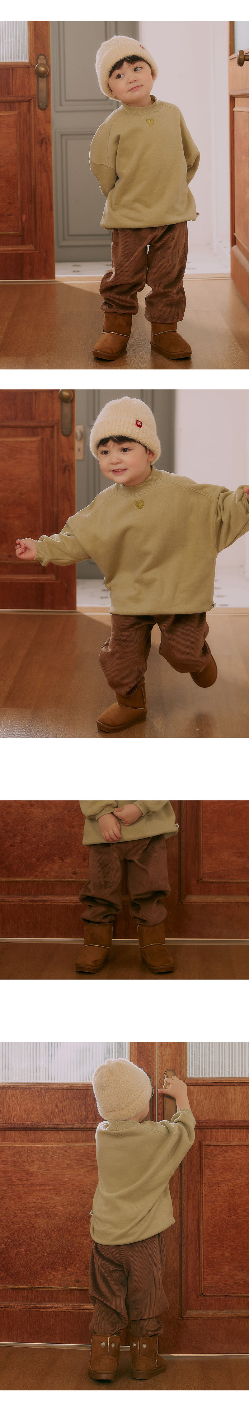 Kids Clara - Korean Baby Fashion - #babyoutfit - Regina Double Velour Jogger Pants - 4