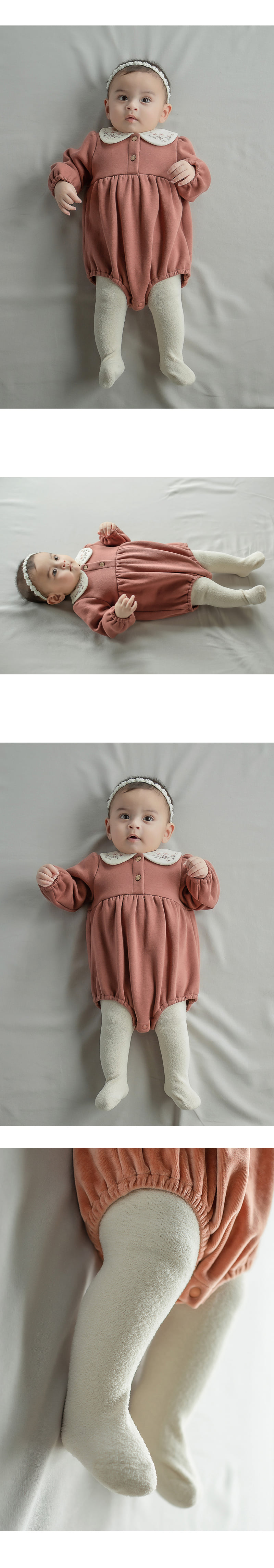 Kids Clara - Korean Baby Fashion - #babywear - Newborn Plain Winter Baby Tights (set of 5) - 2