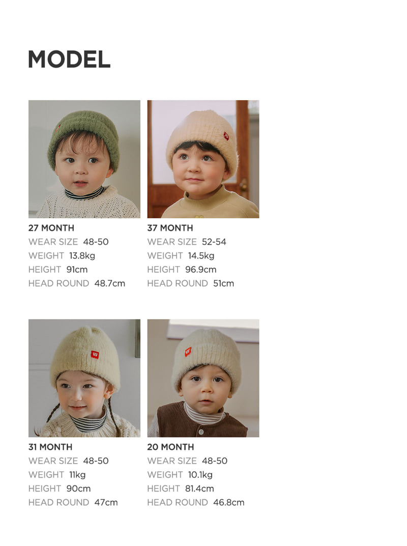 Kids Clara - Korean Baby Fashion - #babywear - Mink Fluffy Nupi Knit Baby Beanie - 12