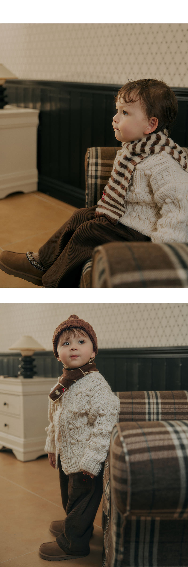 Kids Clara - Korean Baby Fashion - #babywear - S’more Fleece Corduroy Wide Pants - 5