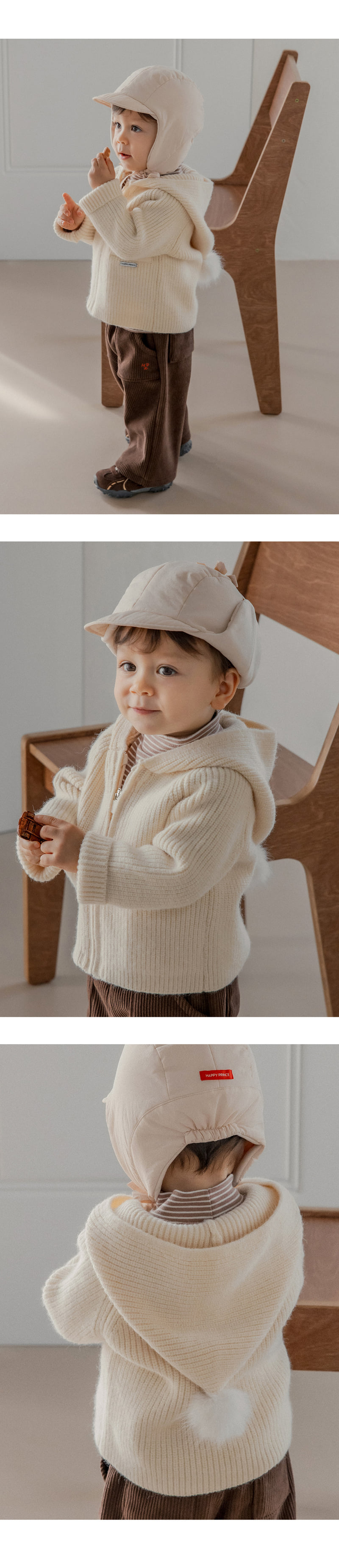 Kids Clara - Korean Baby Fashion - #babywear - Momong Knit Baby Setup - 5