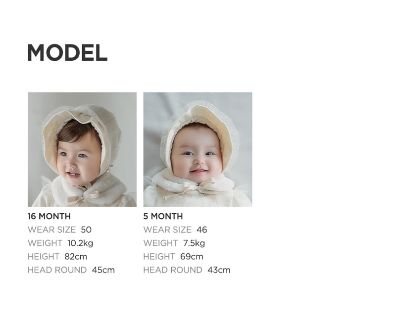 Kids Clara - Korean Baby Fashion - #babywear - Darling Baby Bonnet - 9