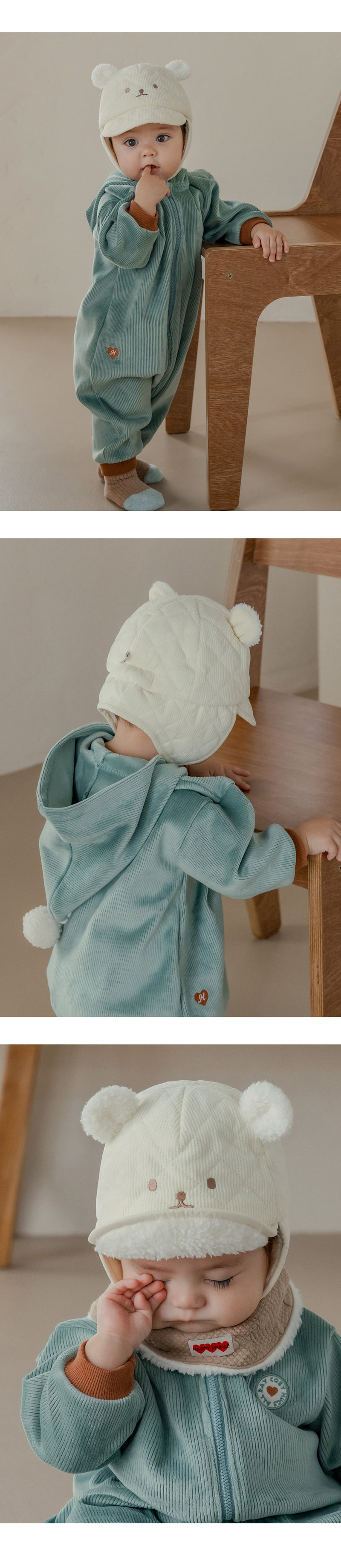 Kids Clara - Korean Baby Fashion - #onlinebabyboutique - Cosmo Winter Baby Cap - 2