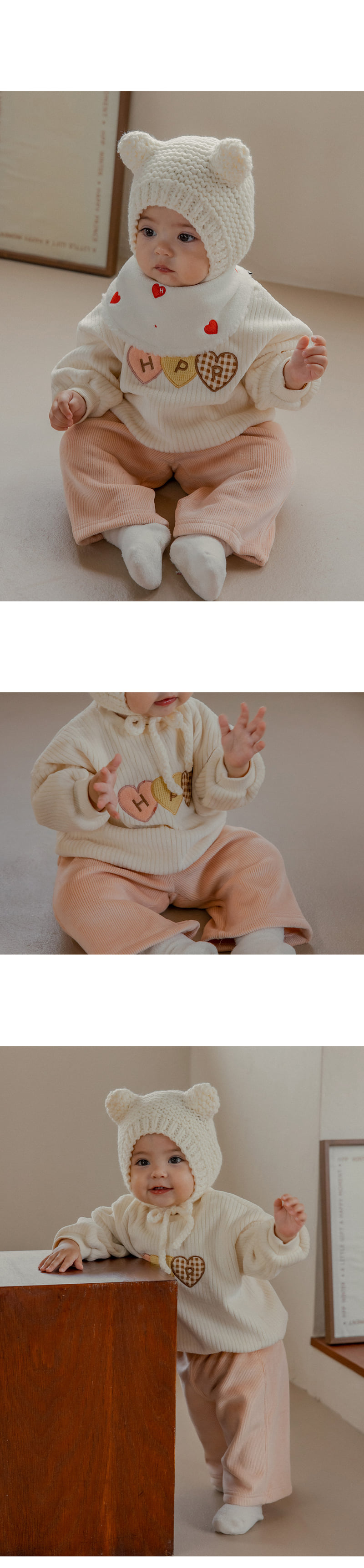 Kids Clara - Korean Baby Fashion - #onlinebabyboutique - Tene Double Velour Pants - 6