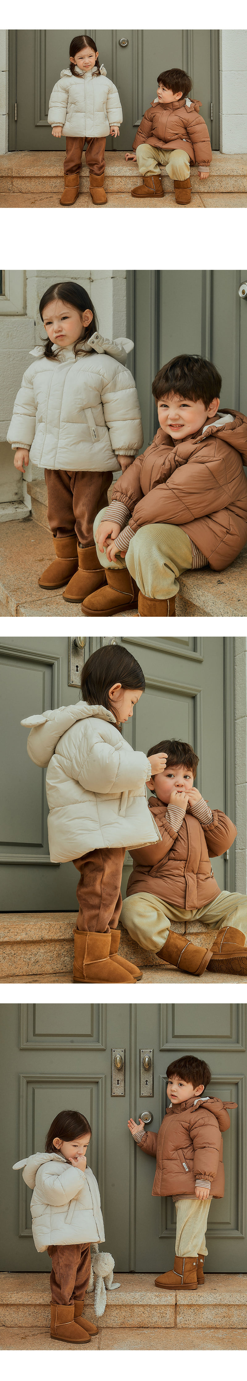Kids Clara - Korean Baby Fashion - #onlinebabyboutique - Regina Double Velour Jogger Pants - 5
