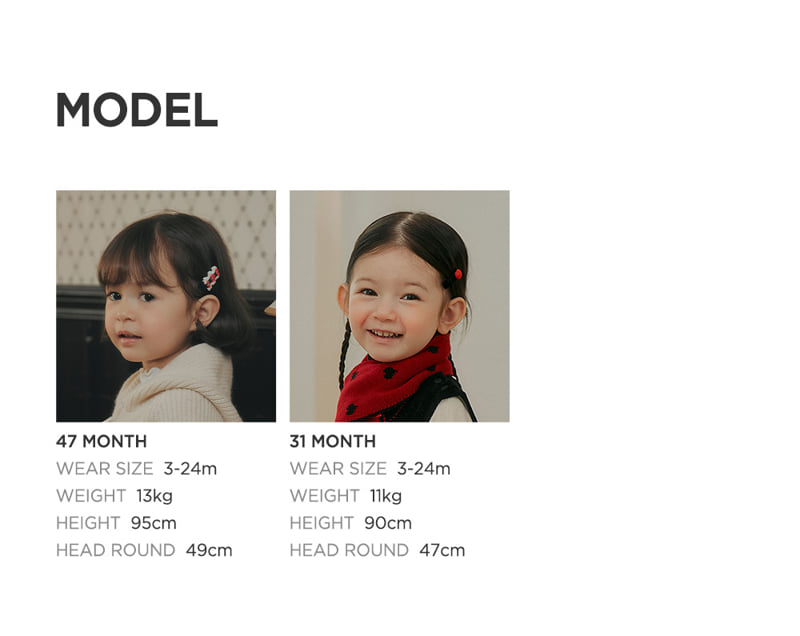 Kids Clara - Korean Baby Fashion - #onlinebabyboutique - Kina Baby Hairpin Set (set of 5) - 9