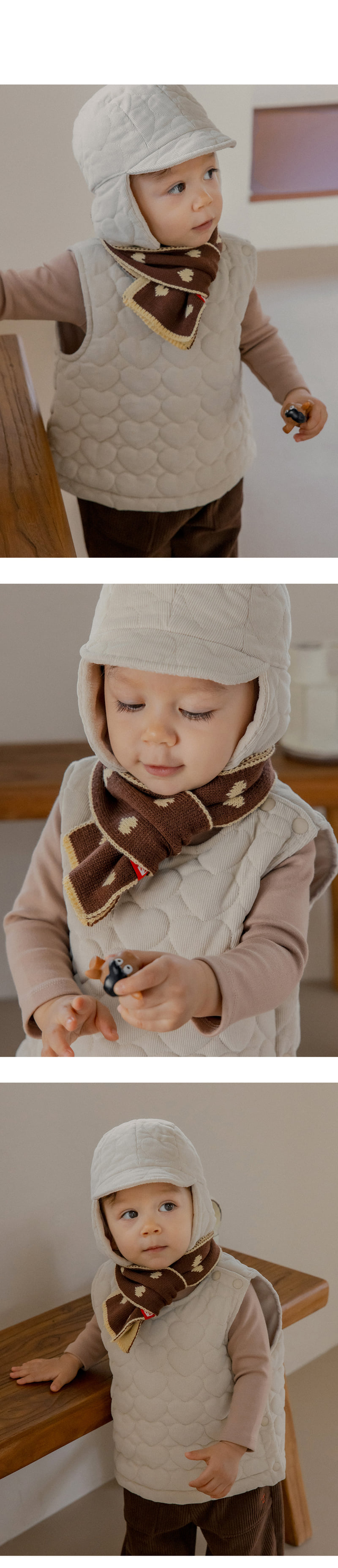 Kids Clara - Korean Baby Fashion - #onlinebabyboutique - Lavi Knit Baby Muffler - 5