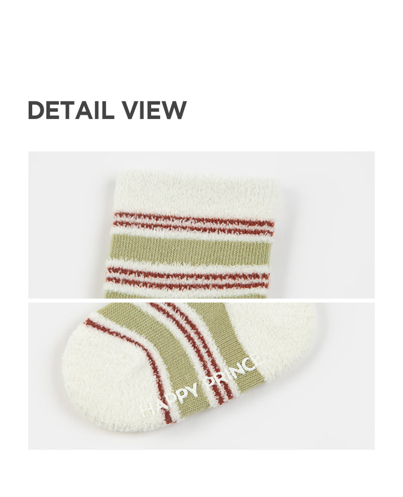 Kids Clara - Korean Baby Fashion - #onlinebabyshop - Labol Winter Socks (set of 5) - 6