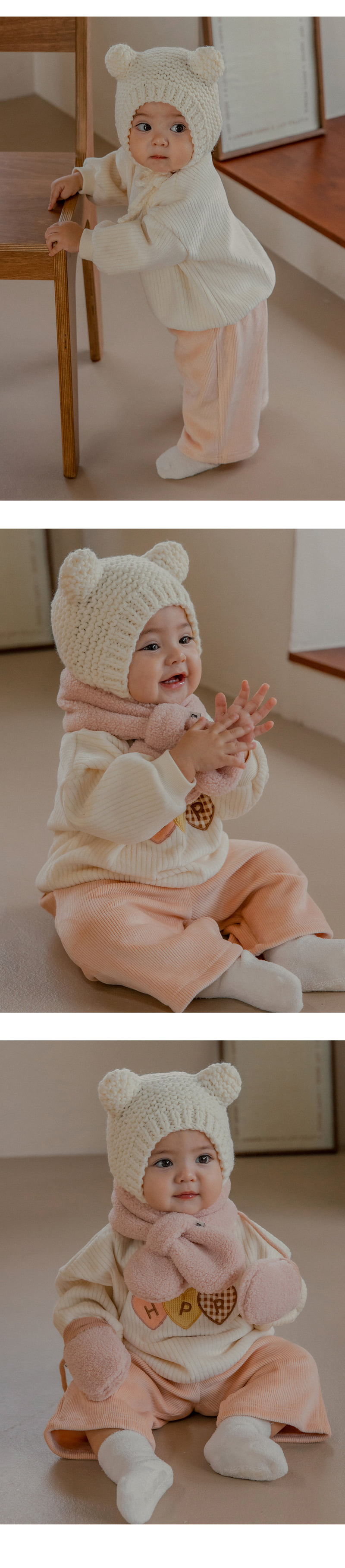 Kids Clara - Korean Baby Fashion - #onlinebabyshop - Tene Double Velour Pants - 7