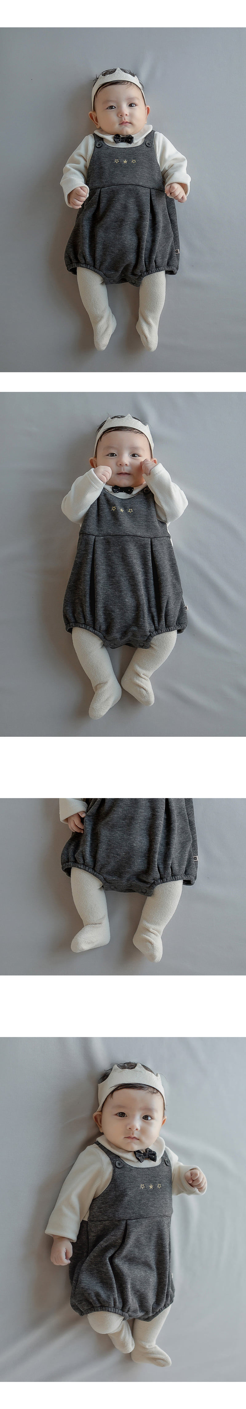 Kids Clara - Korean Baby Fashion - #onlinebabyboutique - Newborn Plain Winter Baby Tights (set of 5) - 4