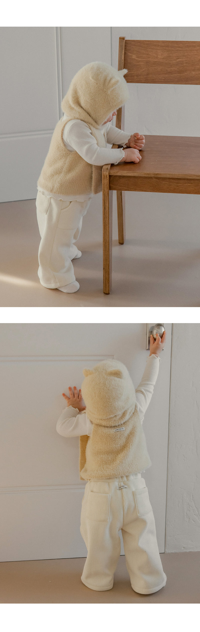 Kids Clara - Korean Baby Fashion - #onlinebabyshop - S’more Fleece Corduroy Wide Pants - 7