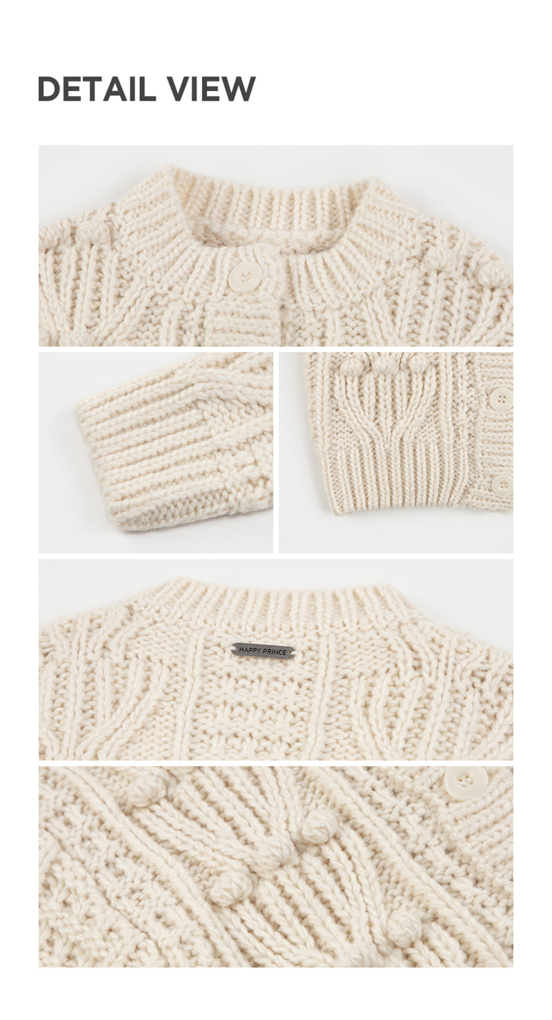 Kids Clara - Korean Baby Fashion - #onlinebabyshop - Bobo Knit Baby Cardigan - 2