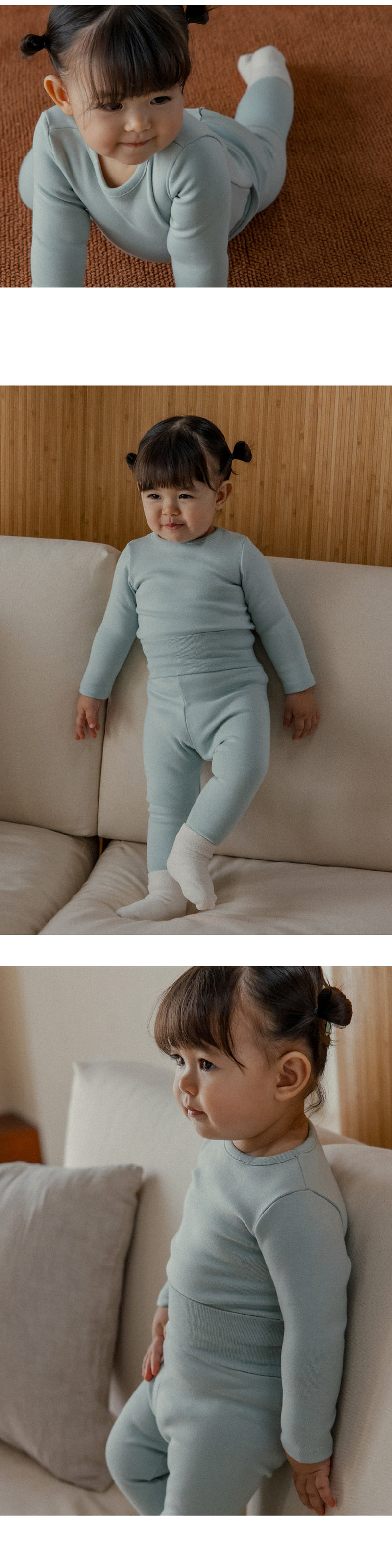 Kids Clara - Korean Baby Fashion - #onlinebabyshop - Pure Basic Modal Freece Tee - 4