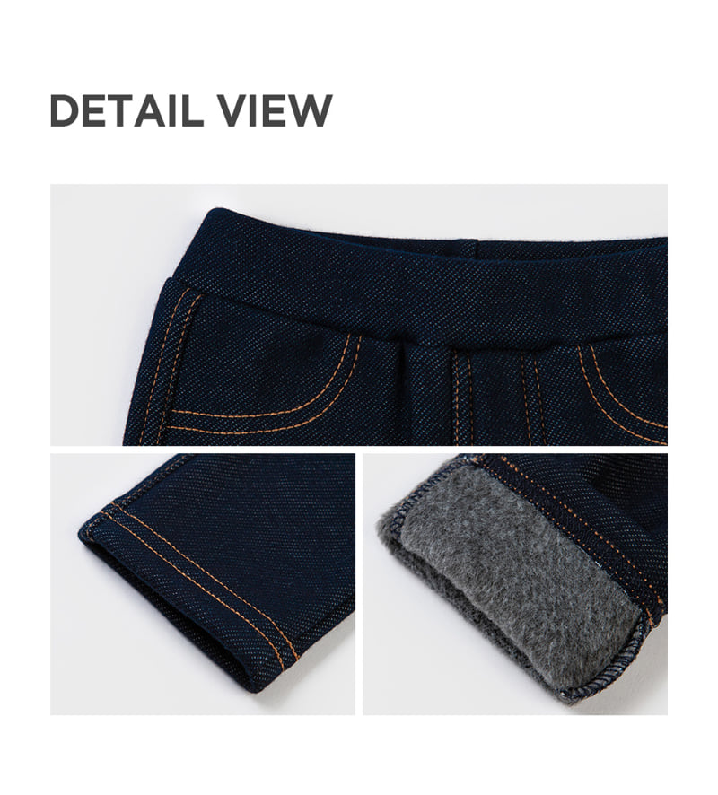 Kids Clara - Korean Baby Fashion - #onlinebabyshop - Pole Brushed Baby Jeggings - 4