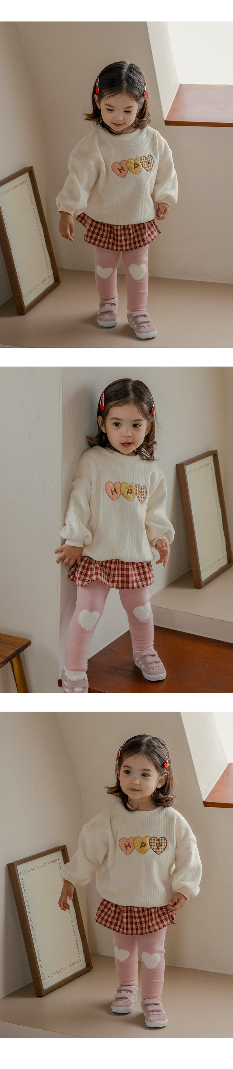 Kids Clara - Korean Baby Fashion - #smilingbaby - Amor Brushed Baby Leggings - 2