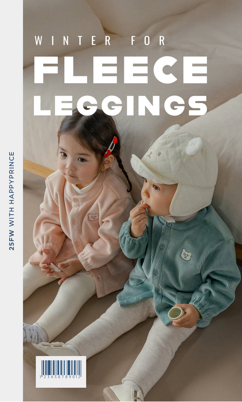 Kids Clara - Korean Baby Fashion - #smilingbaby - New Happo Brushed Baby Leggings