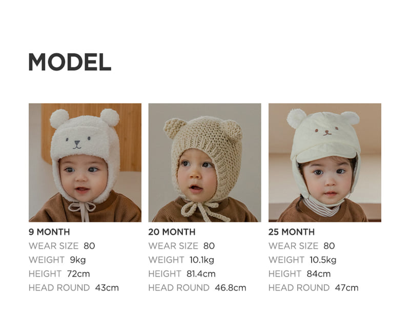 Kids Clara - Korean Baby Fashion - #smilingbaby - Mocha Bear Double Velour Baby Sweatshirt - 11