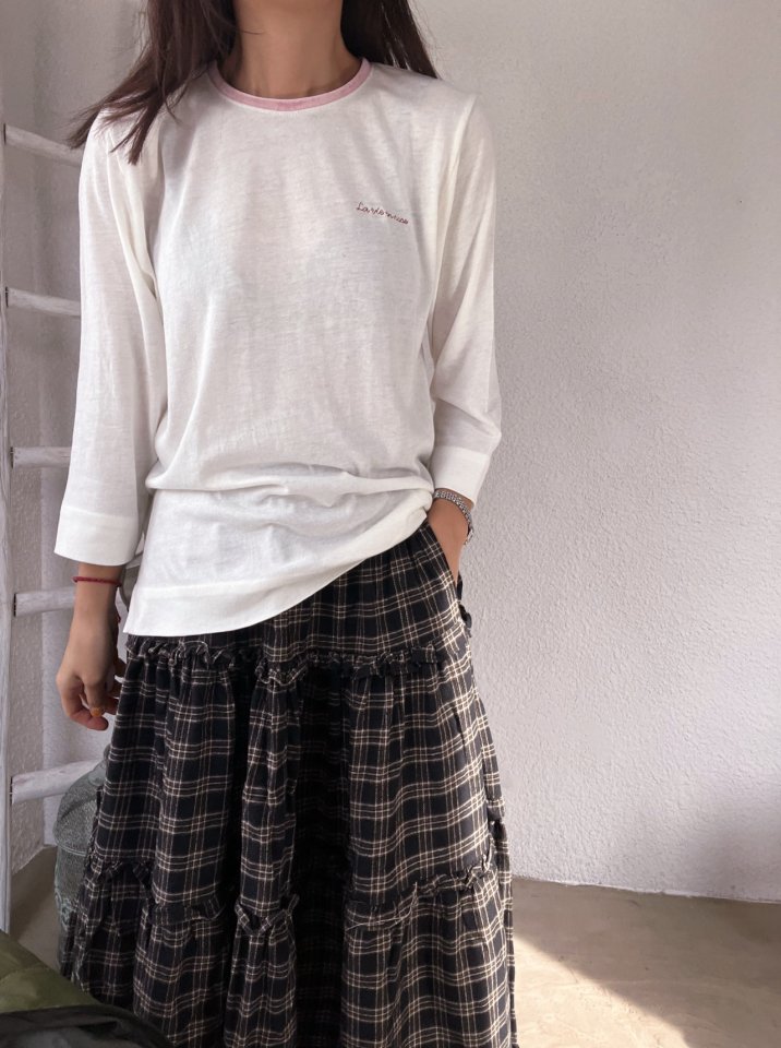 Lagrass - Korean Women Fashion - #womensfashion - Snow Tee - 7