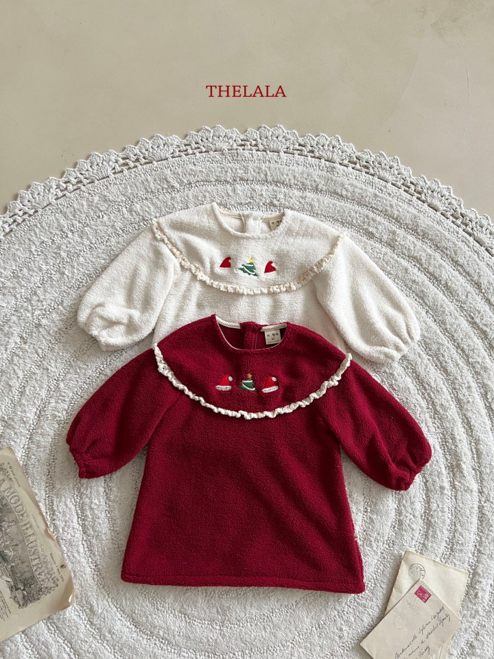 Lala - Korean Baby Fashion - #babyboutique - Santa Cap One-piece - 9