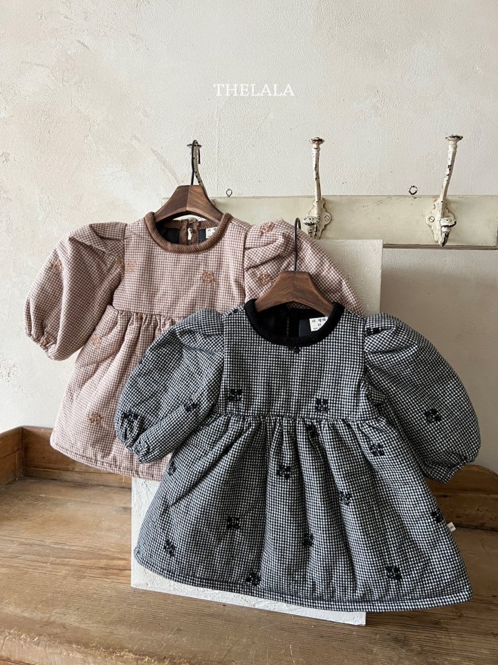 Lala - Korean Baby Fashion - #babyboutique - Pie Embroidery One-piece - 10