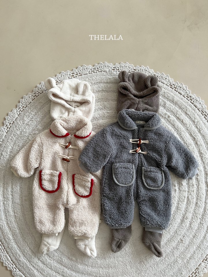 Lala - Korean Baby Fashion - #babyboutique - Fleece Suit - 5