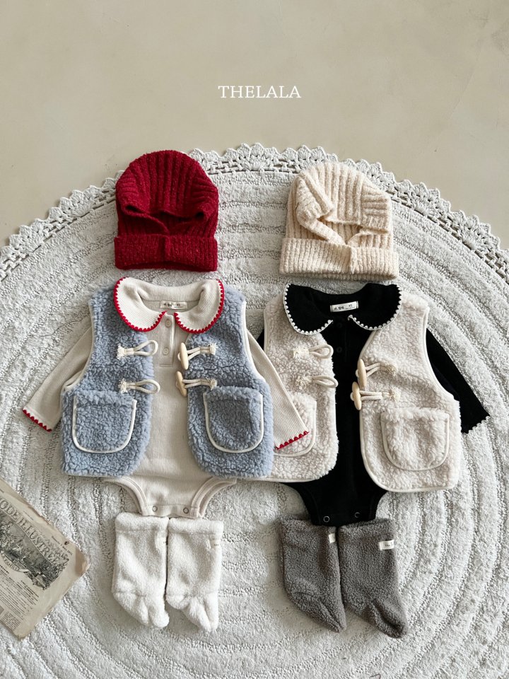 Lala - Korean Baby Fashion - #babyboutique - Genie Collar Suit - 5