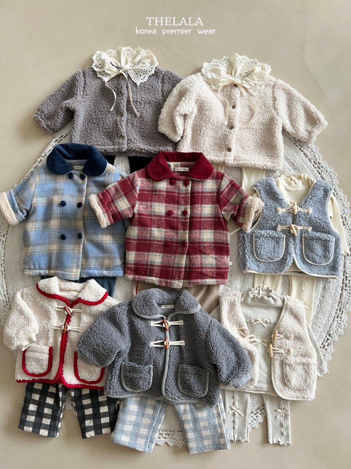 Lala - Korean Baby Fashion - #babyboutique - Downy Fleece Jacket - 12
