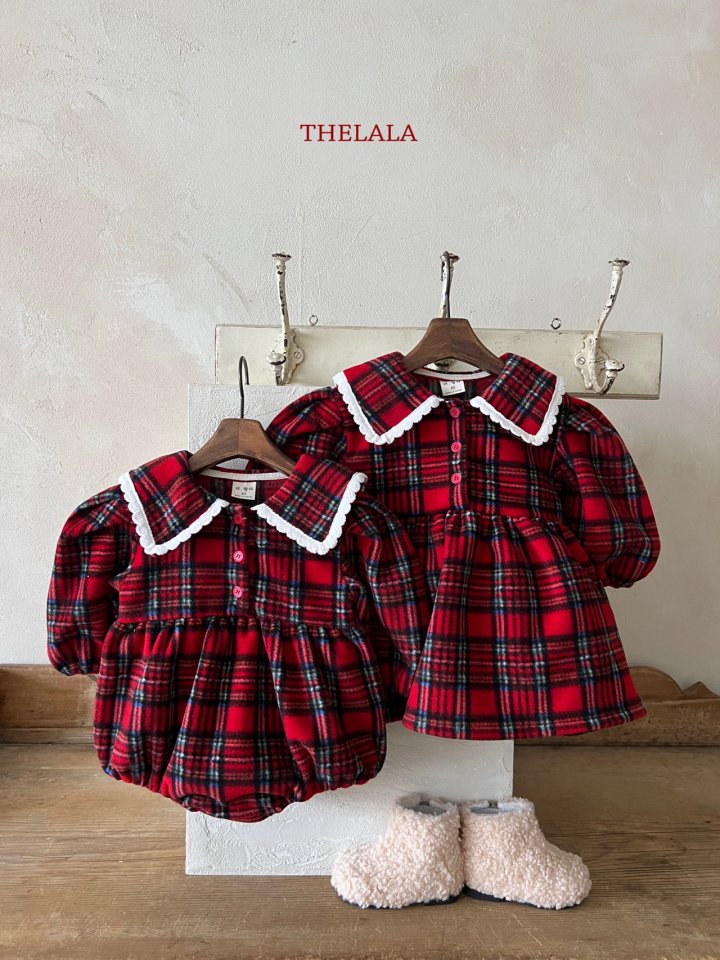 Lala - Korean Baby Fashion - #babyboutiqueclothing - Sweet Check Suit - 6