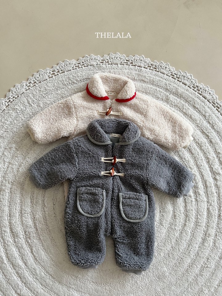 Lala - Korean Baby Fashion - #babyboutiqueclothing - Fleece Suit - 7