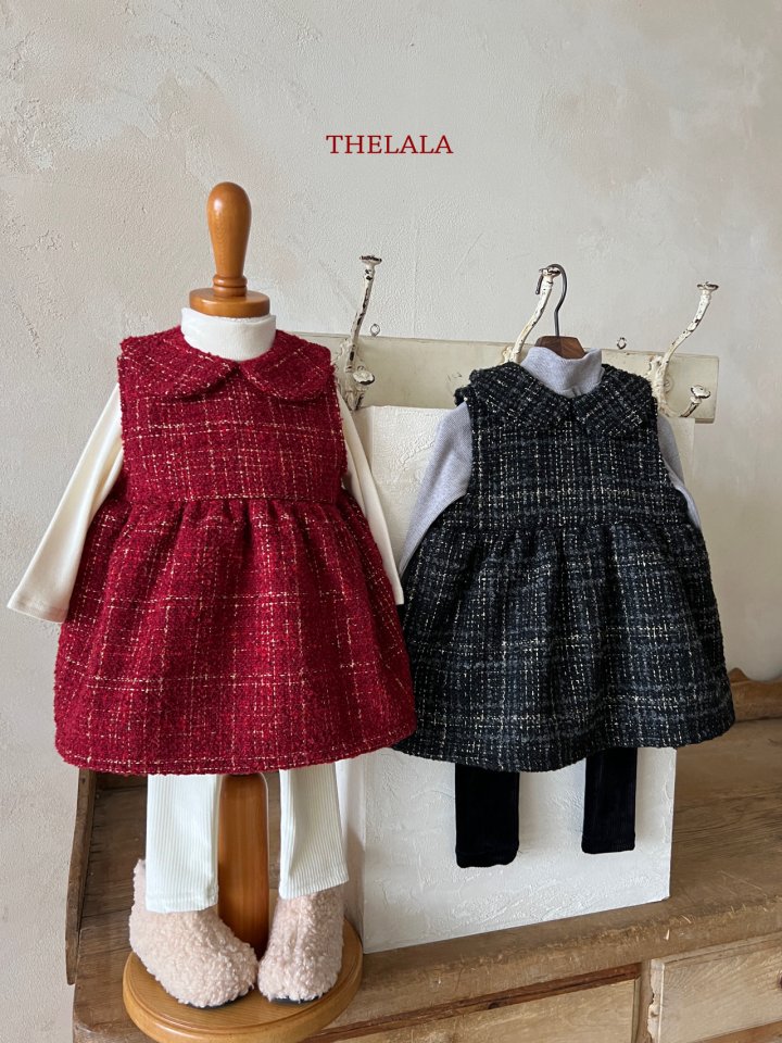 Lala - Korean Baby Fashion - #babyboutiqueclothing - Golden One-piece - 4