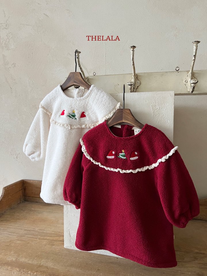 Lala - Korean Baby Fashion - #babyfashion - Santa Cap One-piece - 12