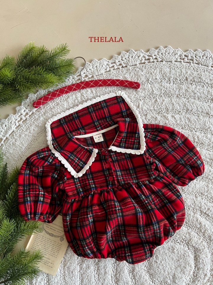 Lala - Korean Baby Fashion - #babyfashion - Sweet Check Suit - 8