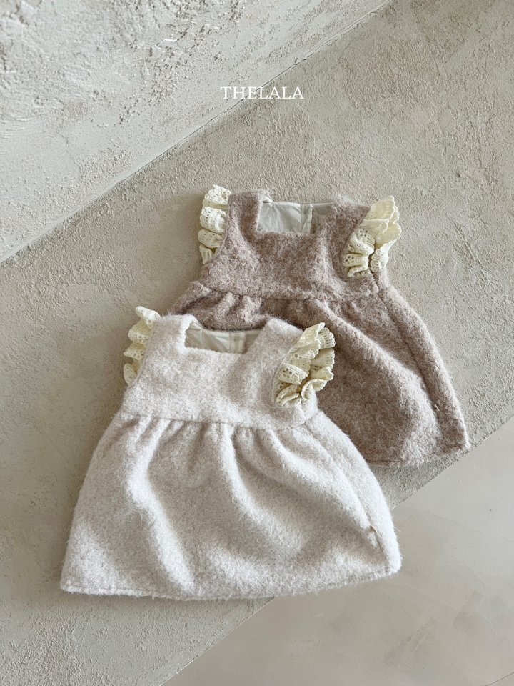 Lala - Korean Baby Fashion - #babyfashion - Boucle One-piece - 12