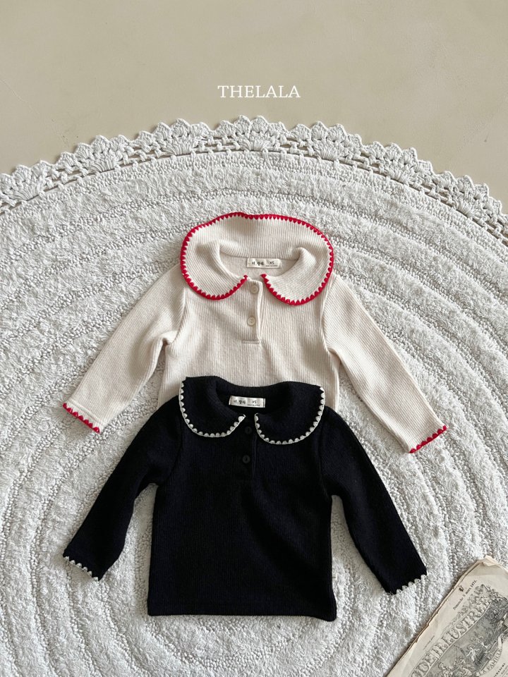 Lala - Korean Baby Fashion - #babyfashion - Genie Collar Tee - 7