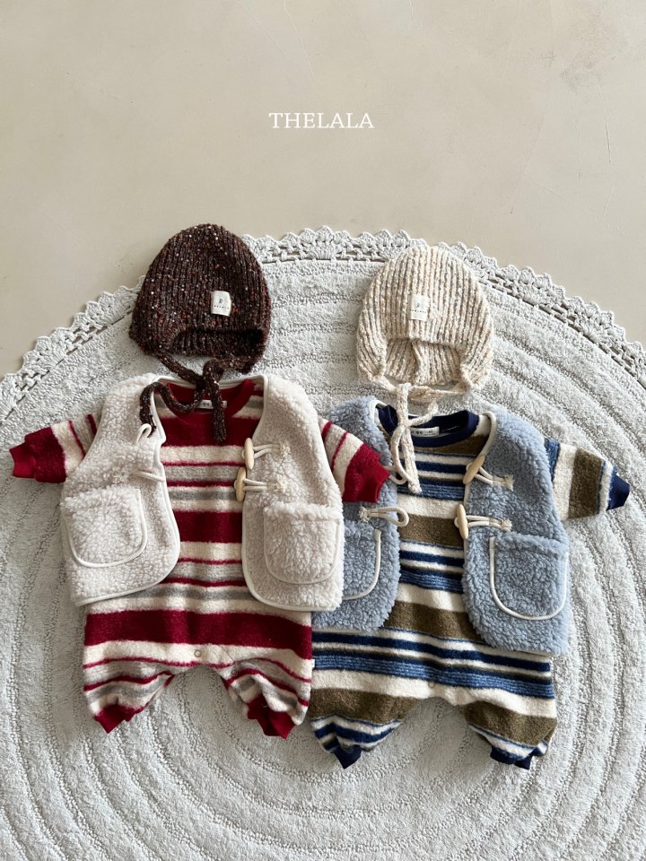 Lala - Korean Baby Fashion - #babyfashion - Window Vest