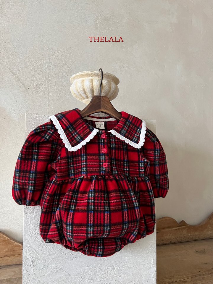 Lala - Korean Baby Fashion - #babygirlfashion - Sweet Check Suit - 10