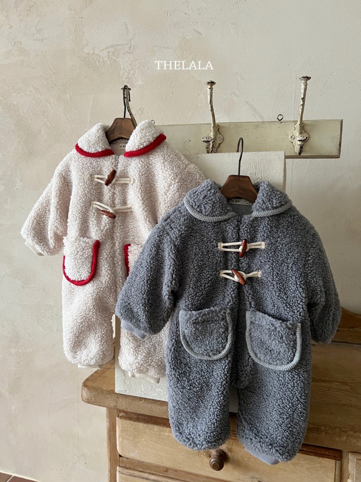 Lala - Korean Baby Fashion - #babygirlfashion - Fleece Suit - 11