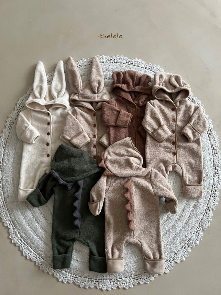 Lala - Korean Baby Fashion - #babygirlfashion - Puff Tyranno Suit - 11