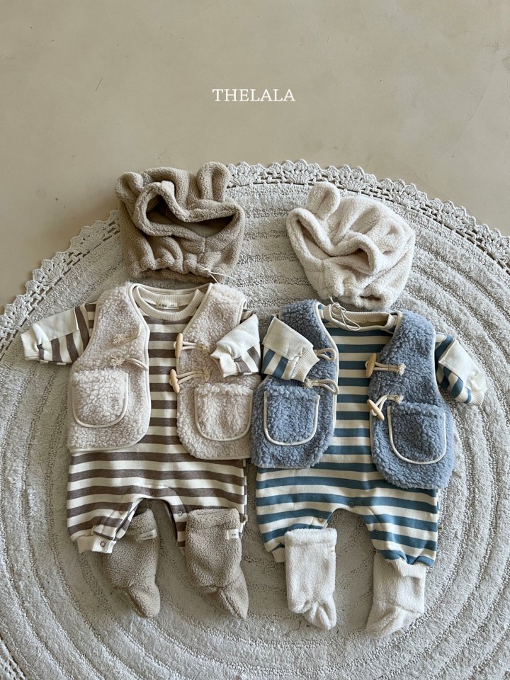 Lala - Korean Baby Fashion - #babygirlfashion - Window Vest - 3