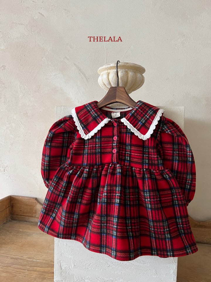 Lala - Korean Baby Fashion - #babylifestyle - Sweet Check One-piece - 10