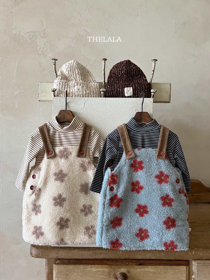 Lala - Korean Baby Fashion - #babylifestyle - Flower Puff One-piece - 6