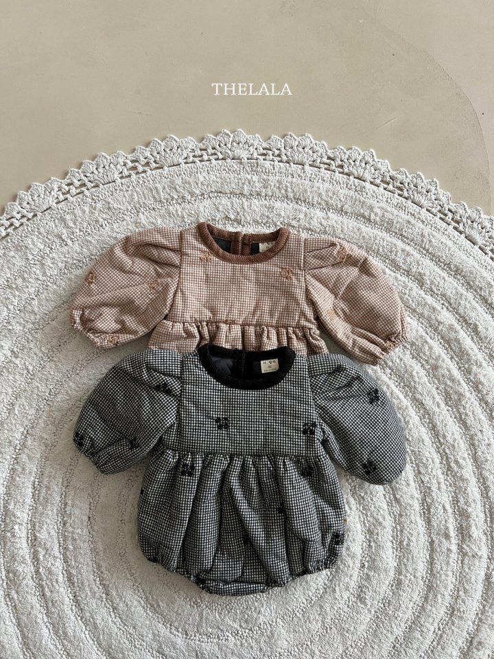 Lala - Korean Baby Fashion - #babylifestyle - Pie Embroidery Suit - 3