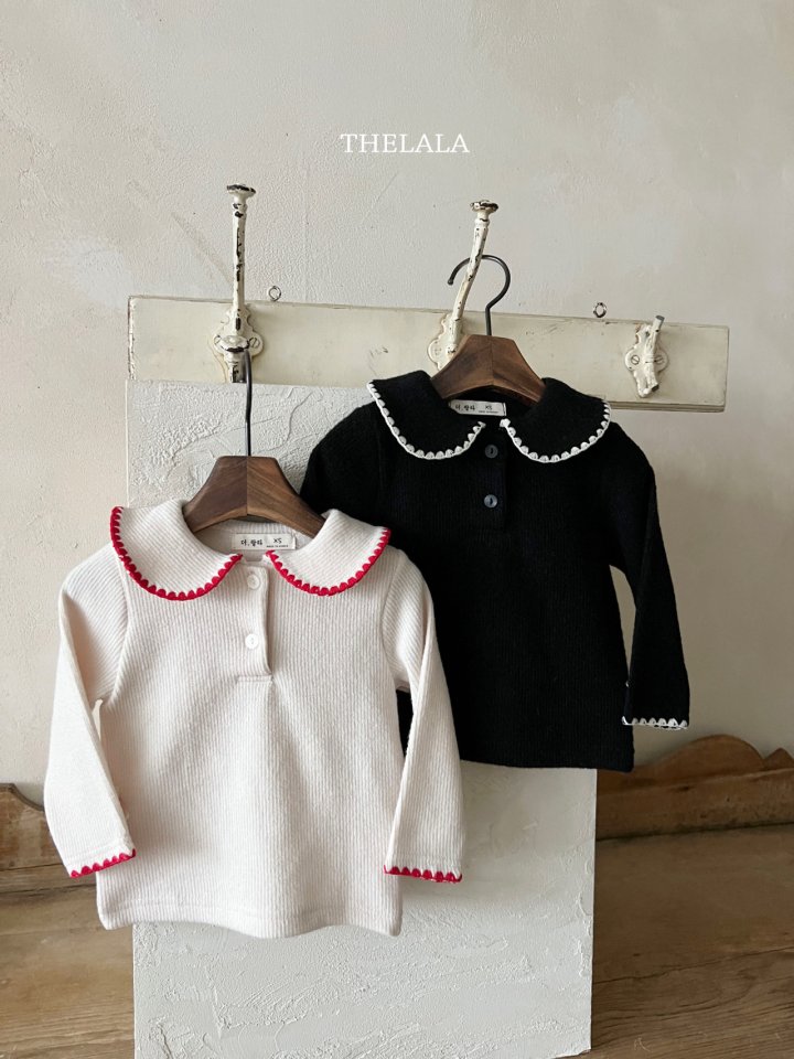 Lala - Korean Baby Fashion - #babylifestyle - Genie Collar Tee - 10