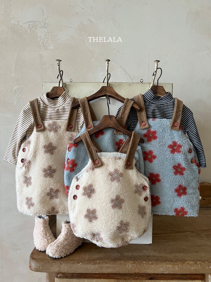 Lala - Korean Baby Fashion - #babylifestyle - Line Mock Neck Tee - 9