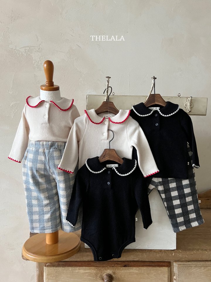 Lala - Korean Baby Fashion - #babylifestyle - Chess Bonding Pants - 5