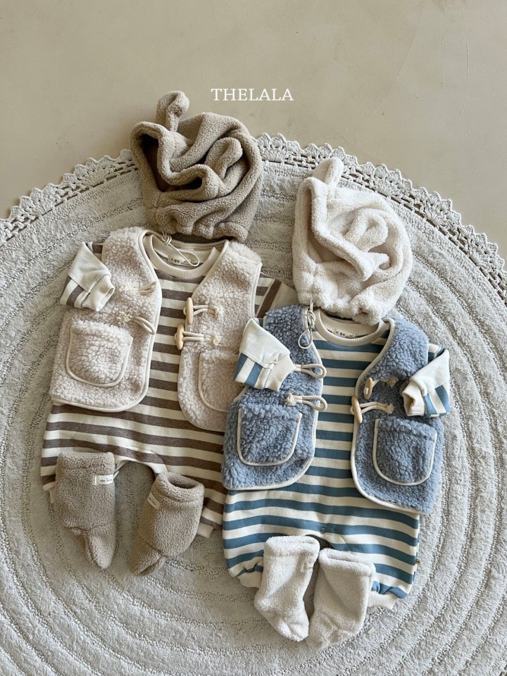 Lala - Korean Baby Fashion - #babygirlfashion - Window Vest - 4