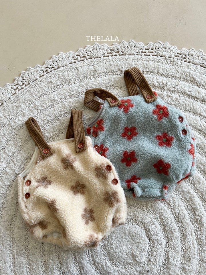 Lala - Korean Baby Fashion - #babyoninstagram - Flower Puff Suit - 8