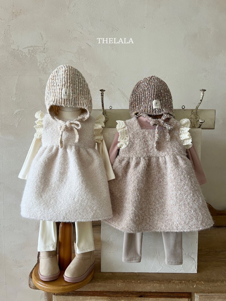 Lala - Korean Baby Fashion - #babyoninstagram - Boucle One-piece