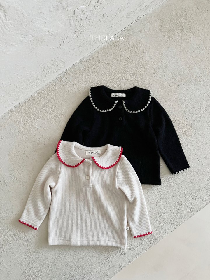 Lala - Korean Baby Fashion - #babyoninstagram - Genie Collar Tee - 11