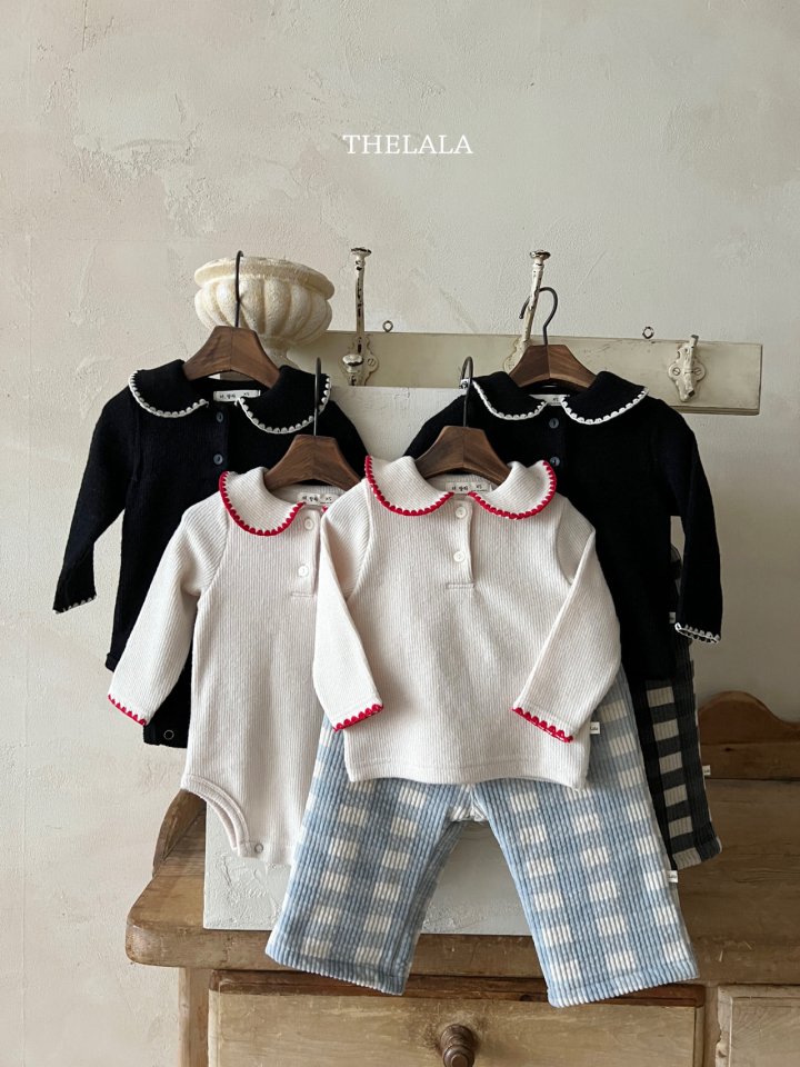 Lala - Korean Baby Fashion - #babyoninstagram - Chess Bonding Pants - 6